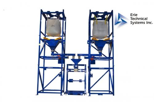 Dual Bulk Bag Unloaders with Fill Station